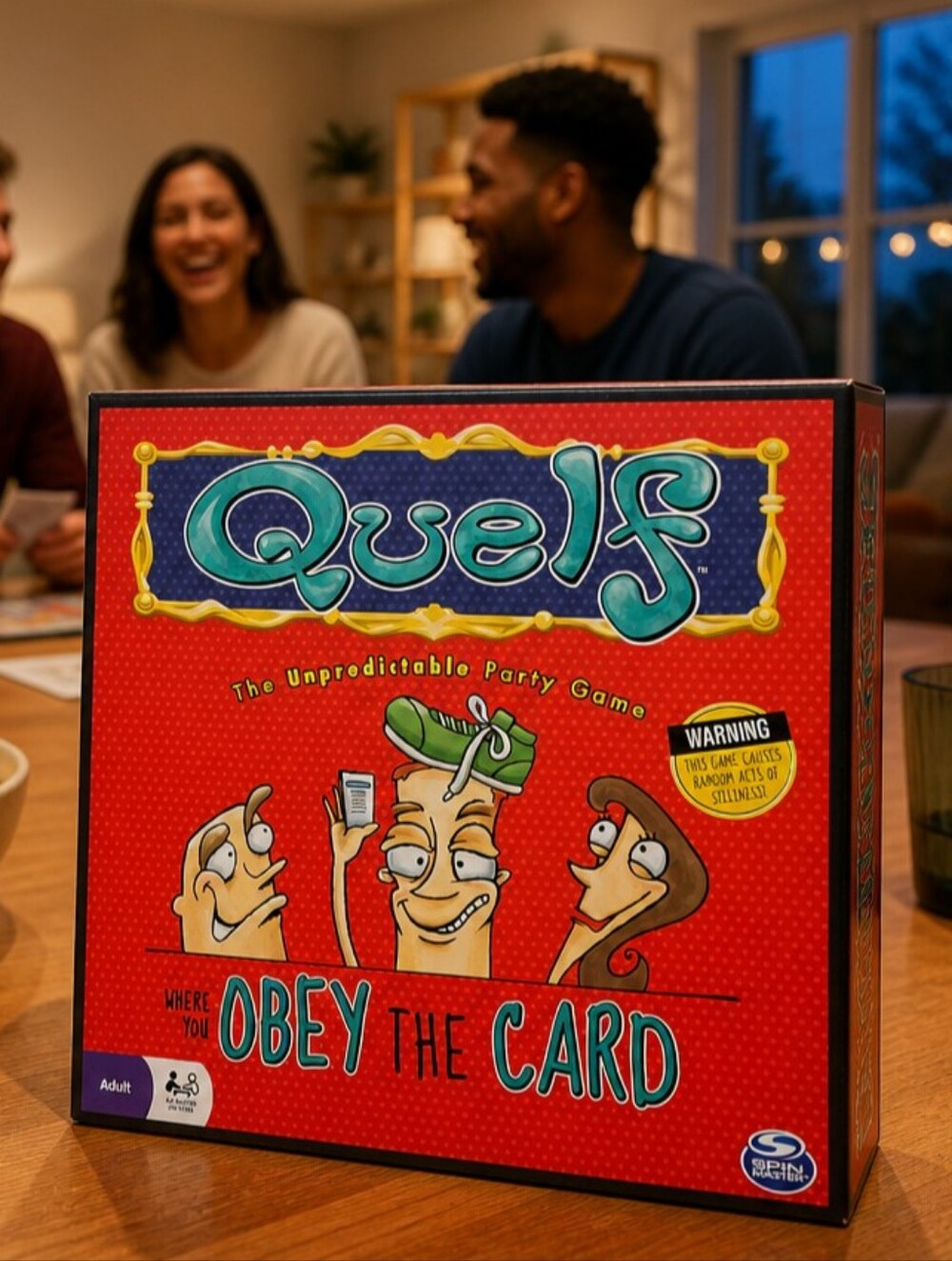 Quelf The Unpredictable Party Game Where You Obey The Card Board Game - Sealed